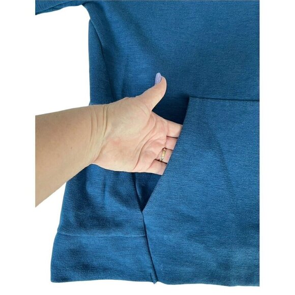 Nike Sportswear Men’s Sz L Blue Optic Fleece Crewneck Sweatshirt - Picture 8 of 9